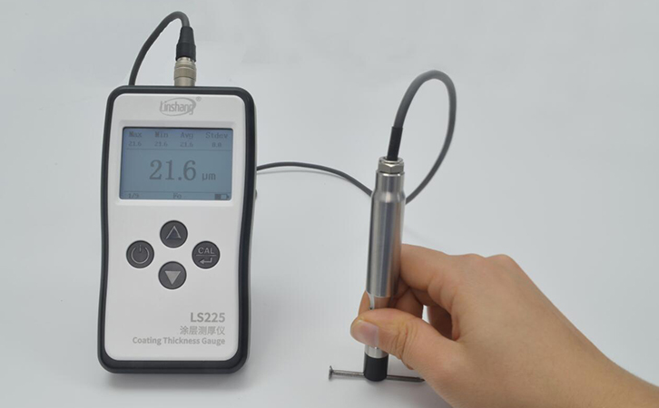 鍍層測厚儀LS225測量螺釘 鍍層測厚儀LS225測量螺釘